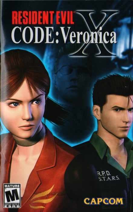 Front of Resident Evil Code: Veronica X manual Front of Resident Evil Code: Veronica X manual