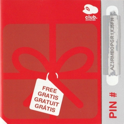 Front of Club Nintendo sheet Front of Club Nintendo sheet