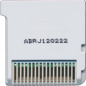 Back of cartridge