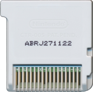 Back of cartridge