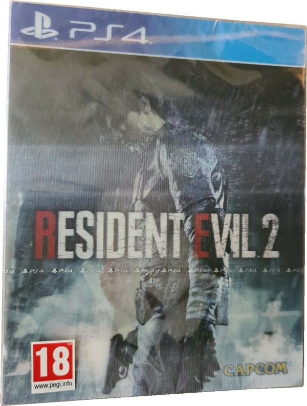 Front of lenticular case with PEGI sticker, Leon