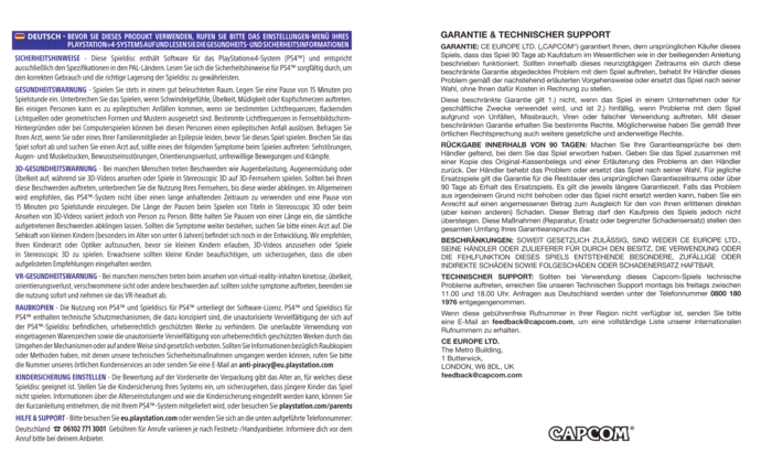 Reverse of cover insert