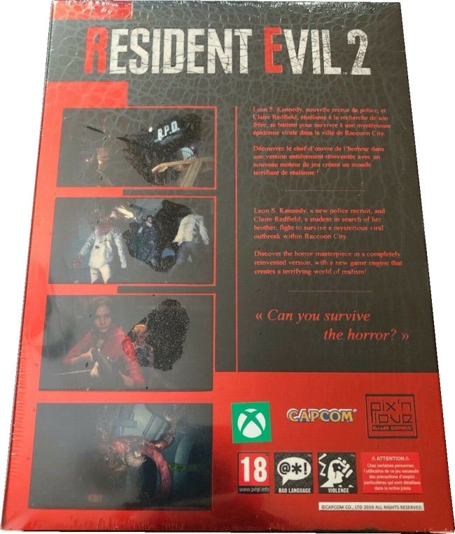 Back of box with Xbox One sticker