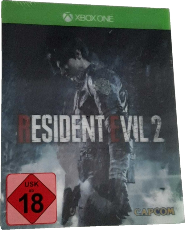 Front of lenticular case with USK sticker, Leon image