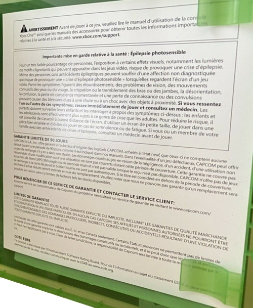 Information card