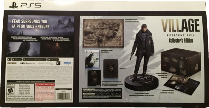 Back of slipcover on box