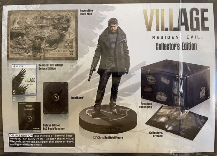 Back of slipcover on box, detail