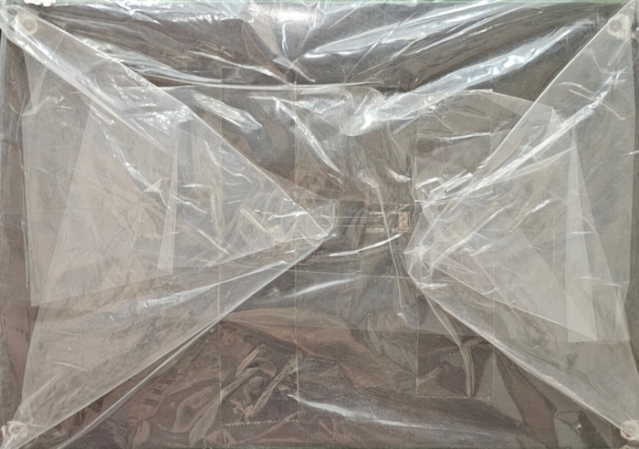 Top of slipcover on box