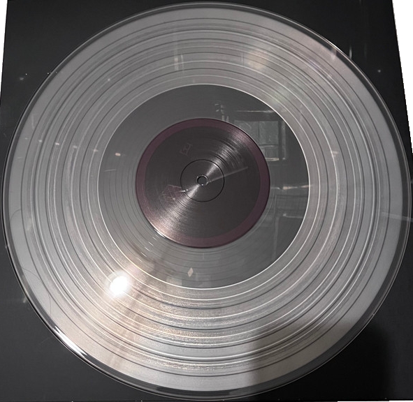 Vinyl side F on sleeve