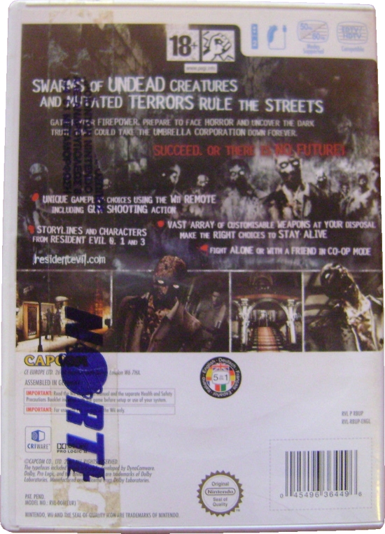 Back with sticker