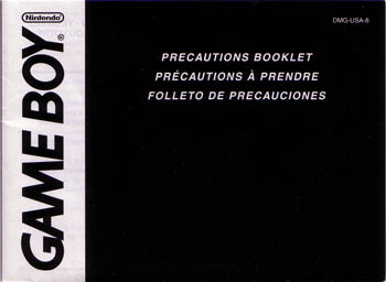 Precautions booklet