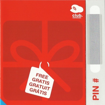 Club Nintendo sheet