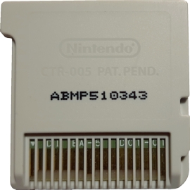 Back of cartridge