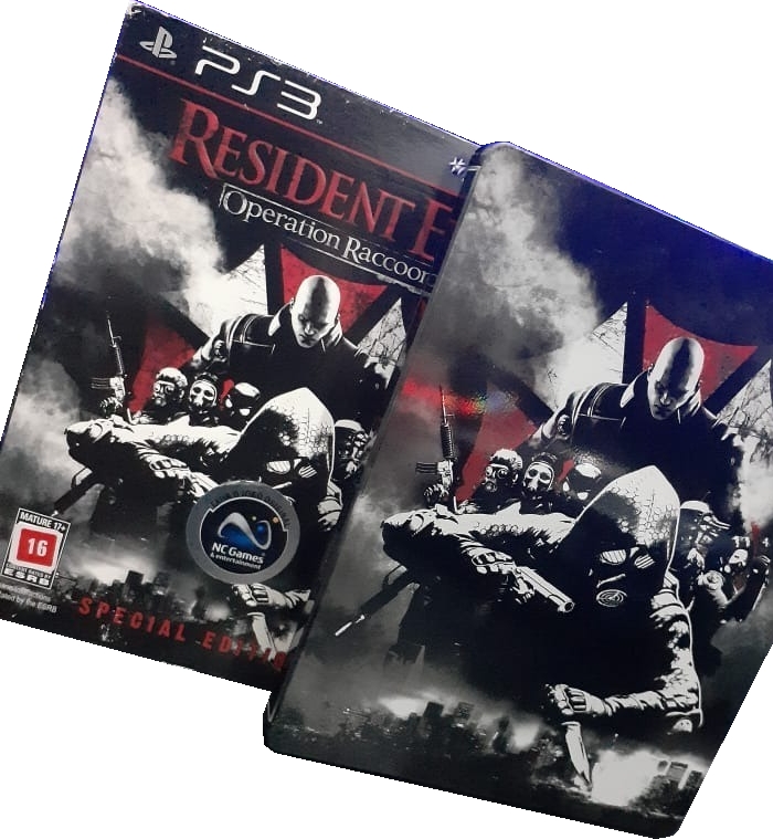 Front of slipcase with stickers, and Steelbook. Front of slipcase with stickers, and Steelbook.