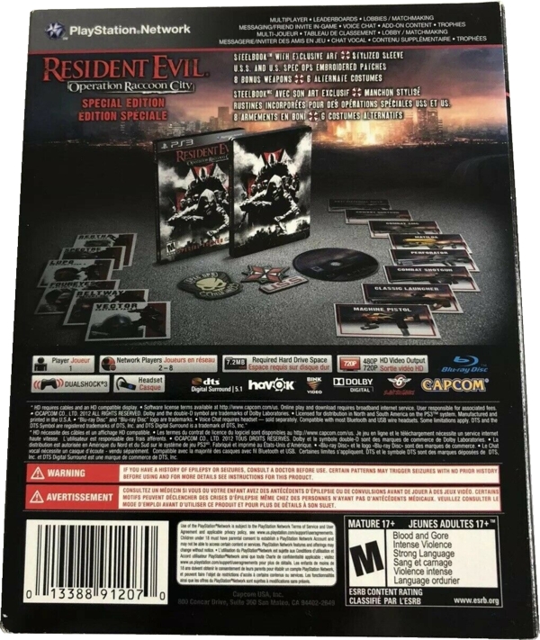 Back of slipcover