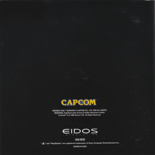 Back of manual