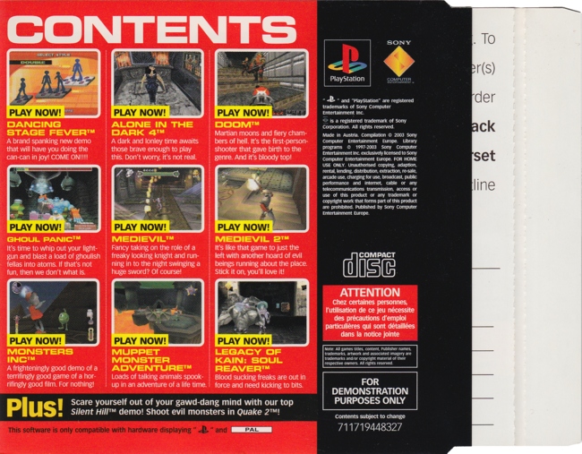 Back of insert