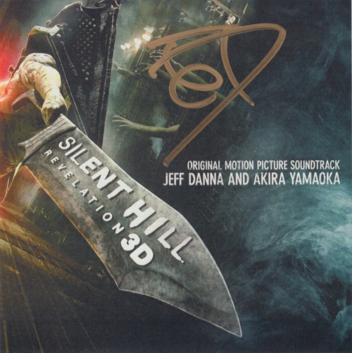 Front insert signed by Jeff Danna