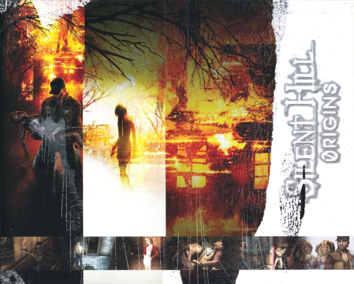 Reverse of Silent Hill Origins insert Reverse of Silent Hill Origins insert