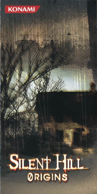 Silent Hill Origins manual front Silent Hill Origins manual front