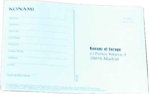 Registration card