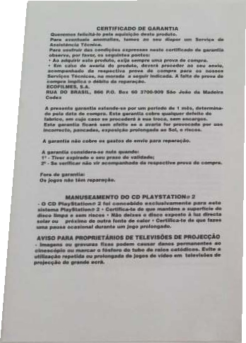 Portuguese information sheet Portuguese information sheet