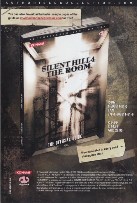 Back of advertisement