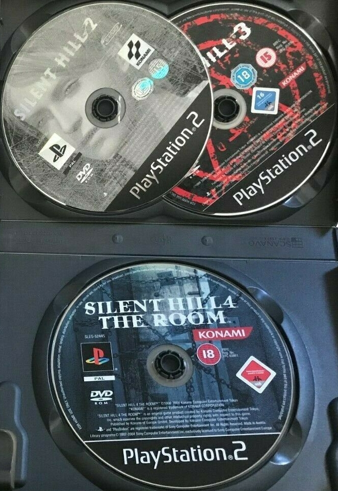 Discs inside case Discs inside case