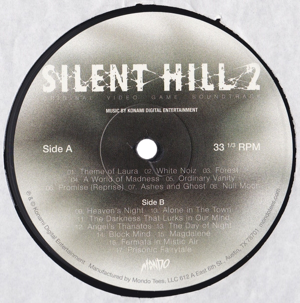 Label, side A Label, side A