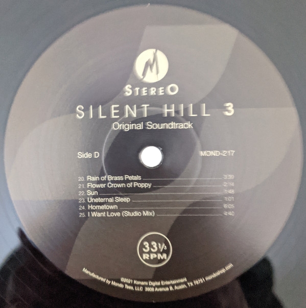 Label, side D Label, side D