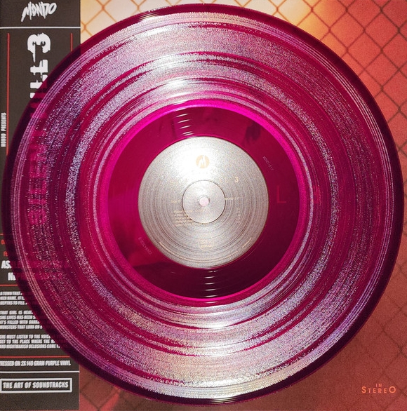 Vinyl, side B on top of sleeve Vinyl, side B on top of sleeve