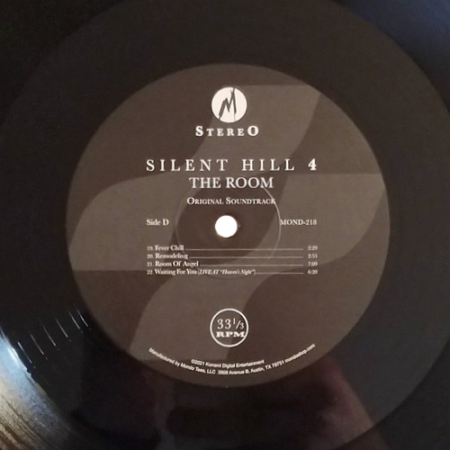 Label, side D Label, side D
