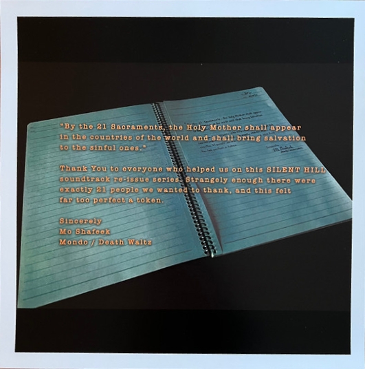 Back (or front of second sleeve)