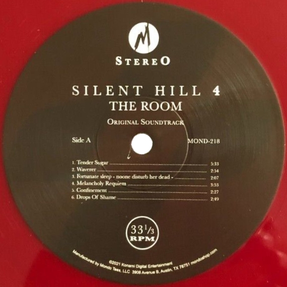 Label, side A Label, side A