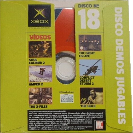 Back (the perforated area has been removed)