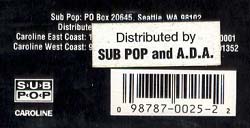 ADA sticker covering old distribution credits