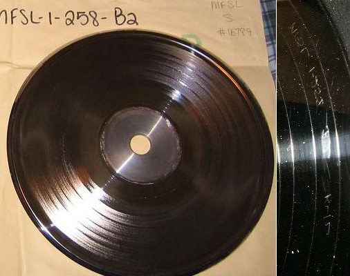 Nevermind MFSL side B stamper and matrix code