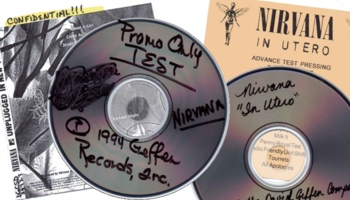 Unplugged In New York and In Utero Canadian sample discs