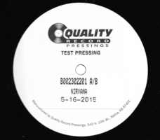 Nirvana reissue test pressing