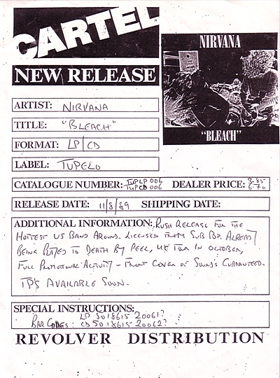 Copy 1, release sheet